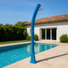 RIOXXL-SS0935XXL-BLUE STARMATRIX Doccia Solare Blu RAL5012 in Polietilene HD Altezza 226 cm Serbatoio 40 Litri Soffione Rotondo 1524 cm Ideale per Giardino e Piscina Rio xxl Blue